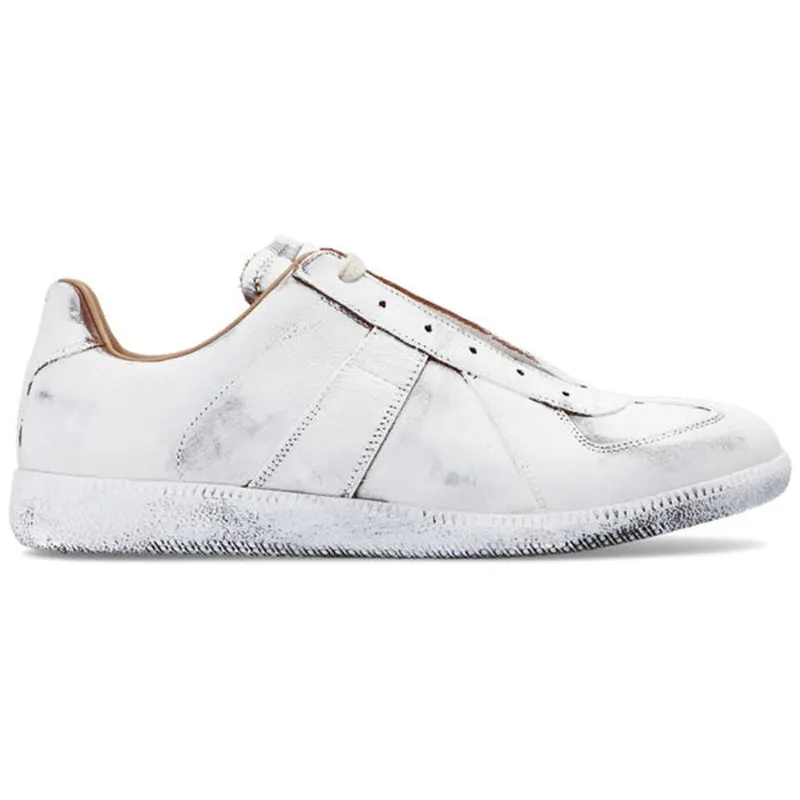 Maison Margiela Replica Low White Brown Paint (S37WS0562 P3714 H8321)