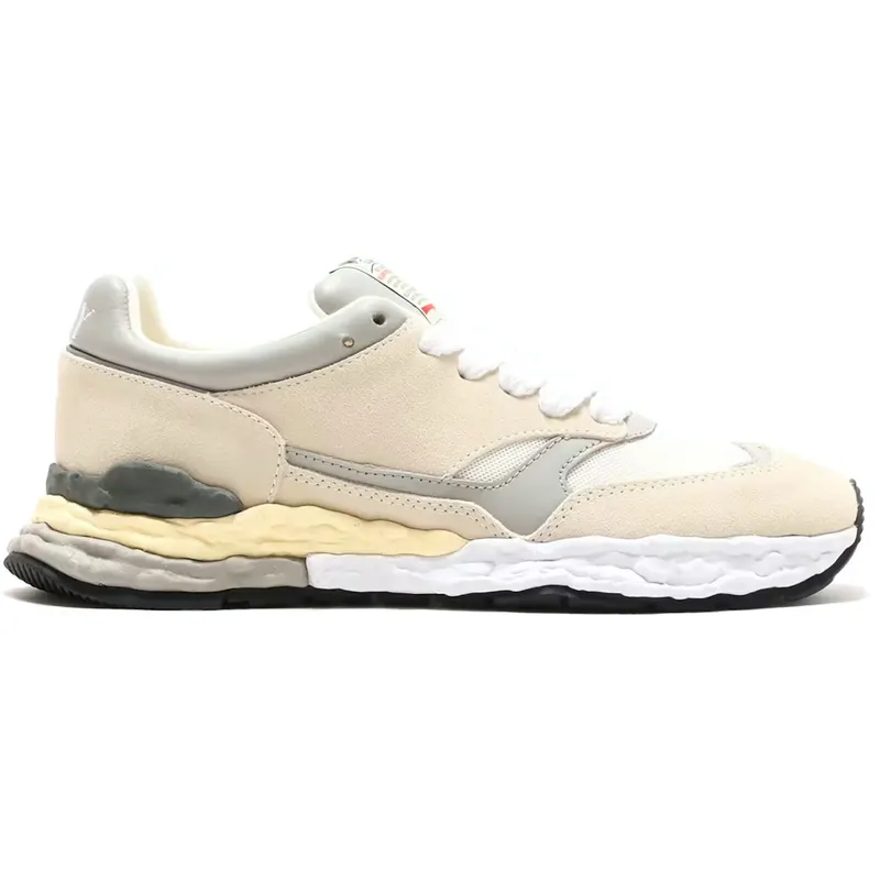 Mihara Yasuhiro George Leather Low White Cream (A10FW701-White)
