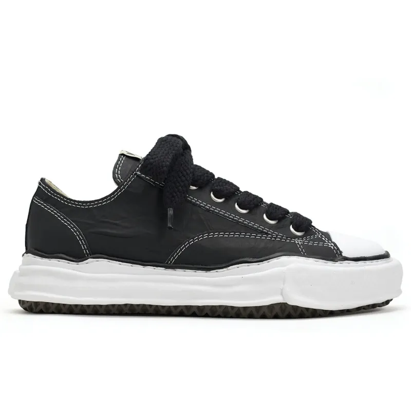 Mihara Yasuhiro Peterson OG Sole PL Leather Low Black (A08FW714)