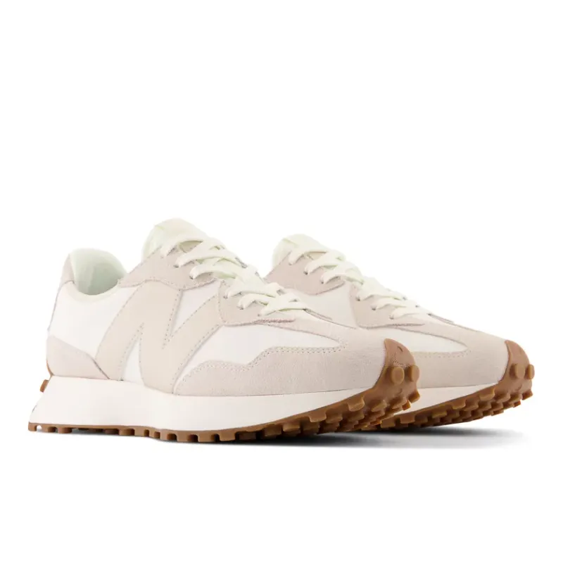 New Balance 327 Beige White Gum Pink (Women’s) (WS327AN)