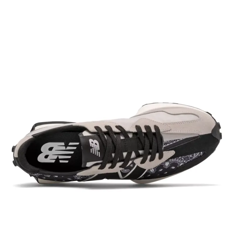 New Balance 327 Black White Paisley (MS327DEU)
