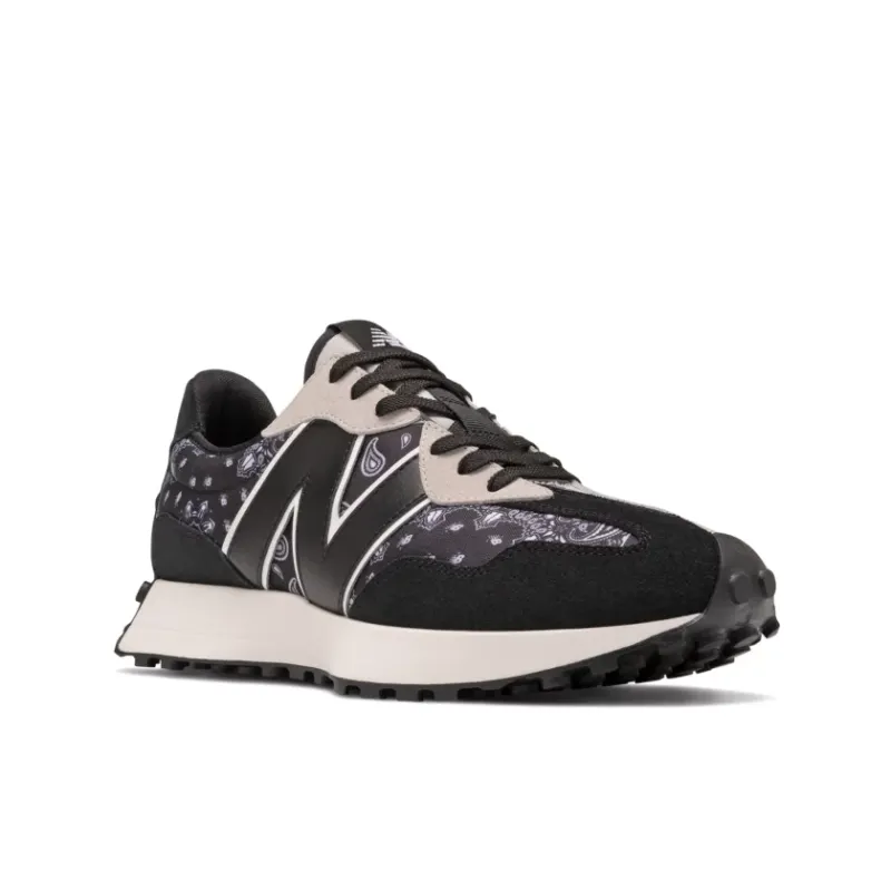 New Balance 327 Black White Paisley (MS327DEU)