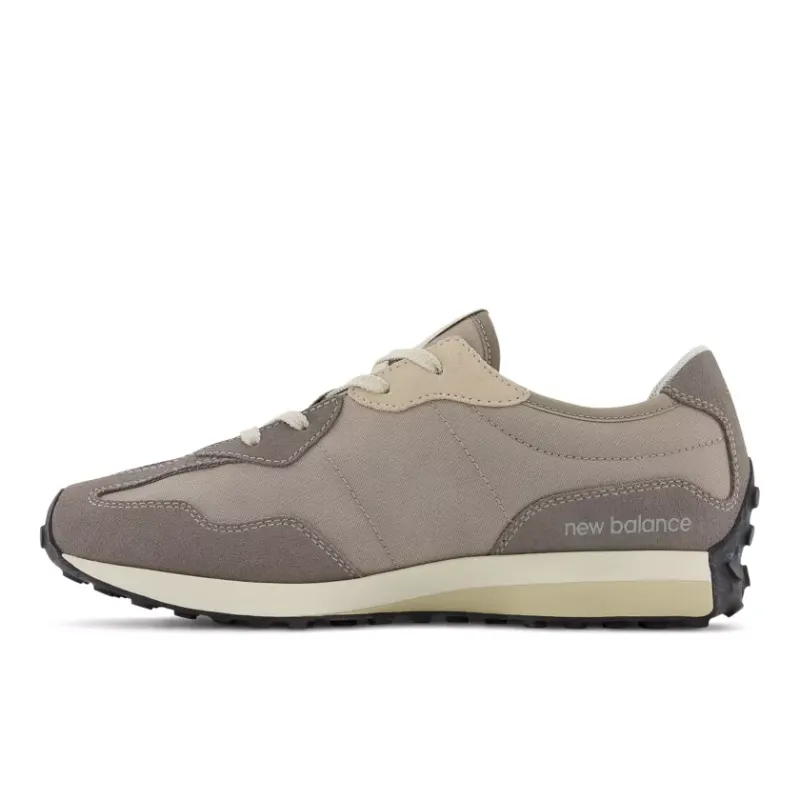 New Balance 327 Grey White Gold (GS) (GS327GDY)