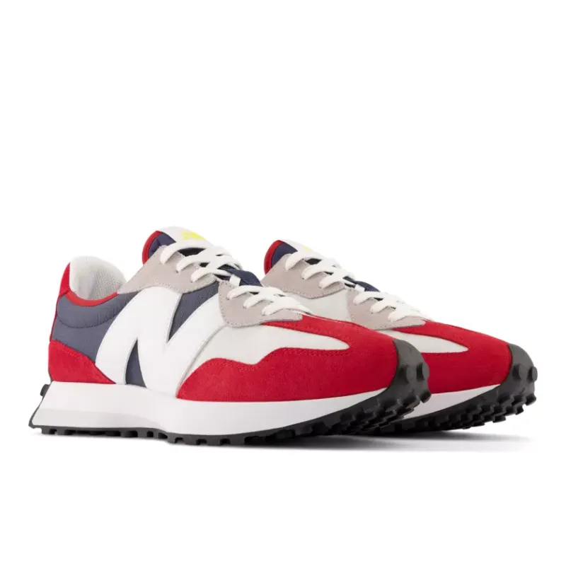 New Balance 327 Natural Indigo Team Red (MS327SR)