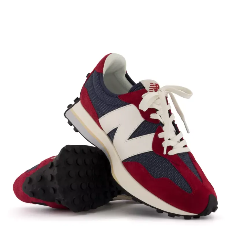 New Balance 327 Navy Blue Red White (MS327MR)