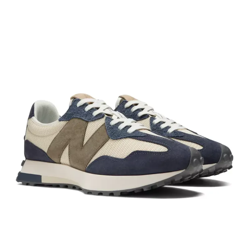 New Balance 327 Navy Bone Olive (MS327DT)