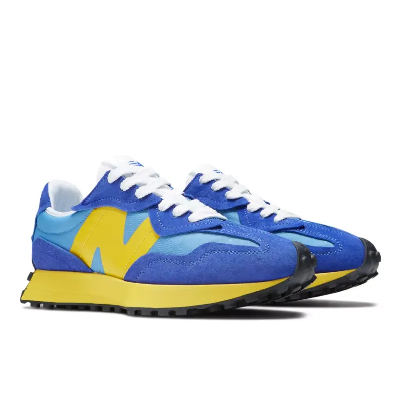 New Balance 327 Warped Essentials Marine Blue Yellow (U327WEH)