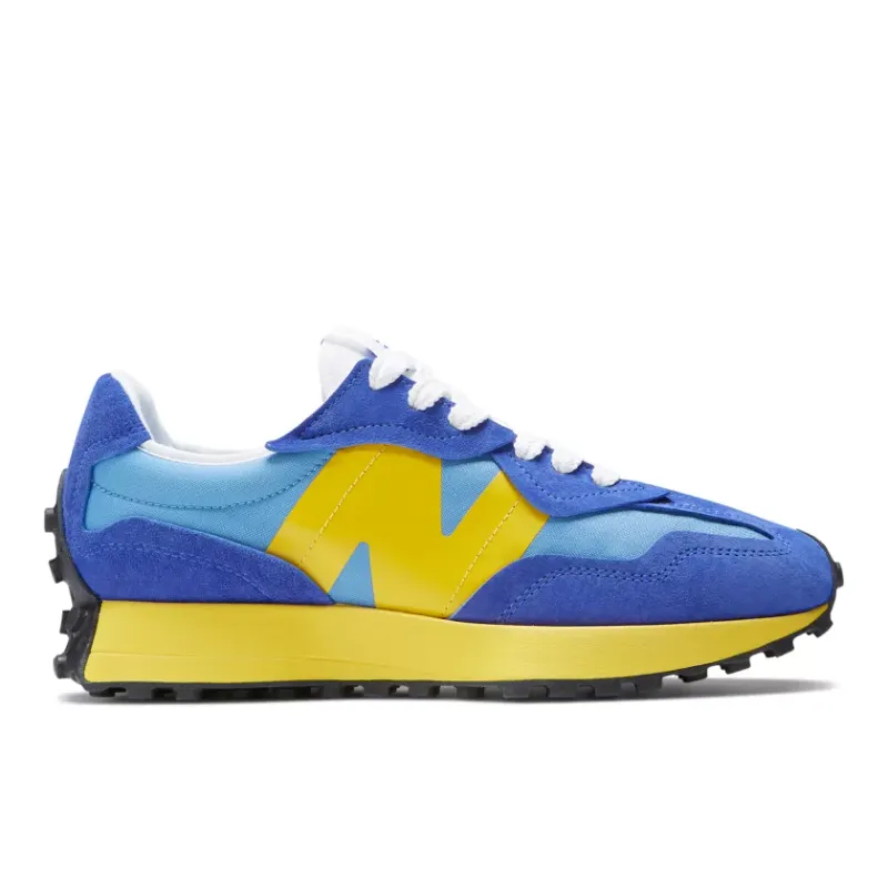 New Balance 327 Warped Essentials Marine Blue Yellow (U327WEH)