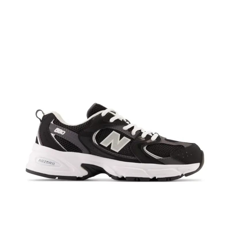 New Balance 530 Classic Black Grey (GS) (GR530CC)