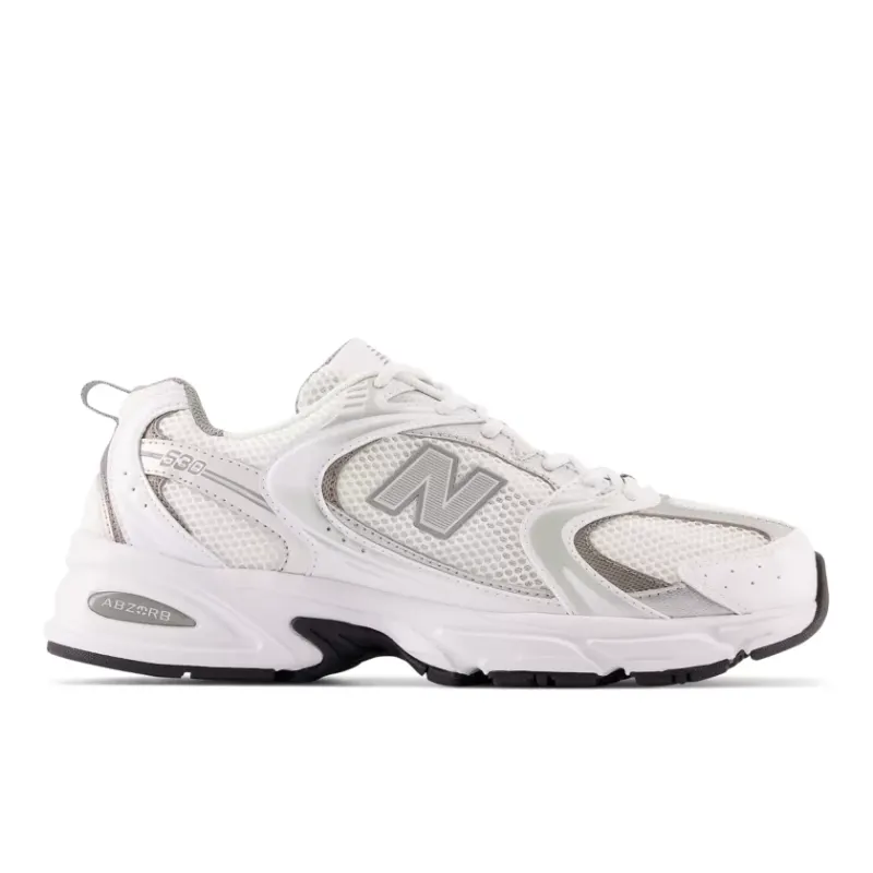 New Balance 530 White Silver Metallic (MR530AD)