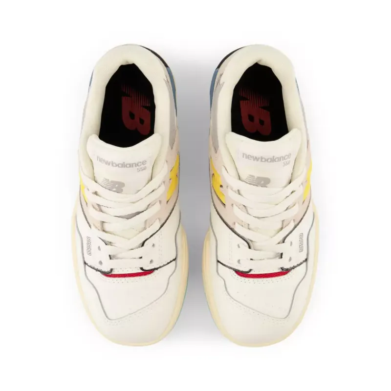 New Balance 550 Sea Salt Yellow (PS) (PSB550SC)