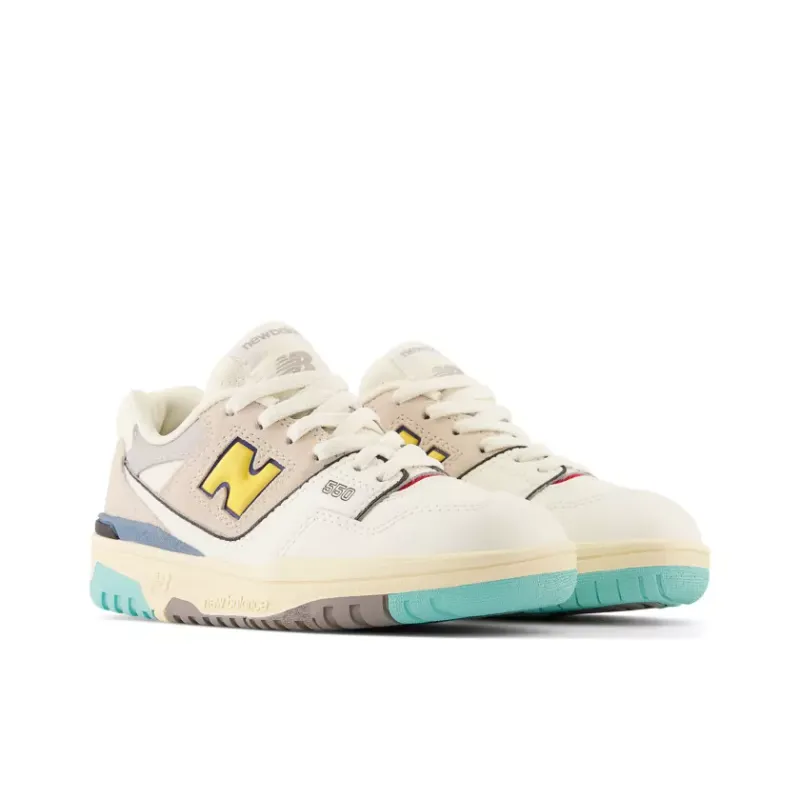 New Balance 550 Sea Salt Yellow (PS) (PSB550SC)