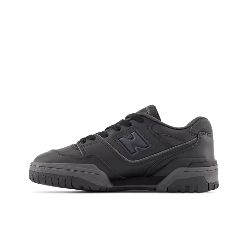 New Balance 550 Triple Black (GS) (GSB550BB)