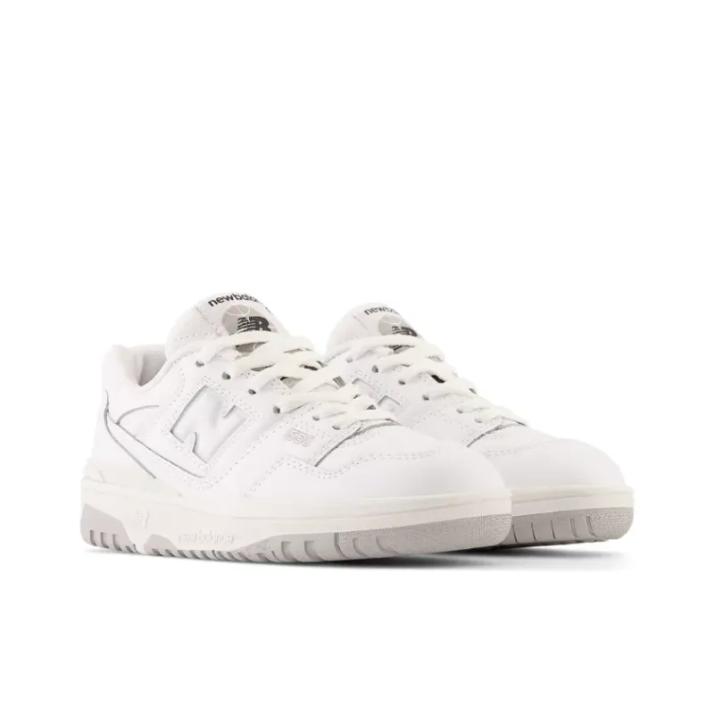 New Balance 550 White Grey (PS) (PSB550PB)