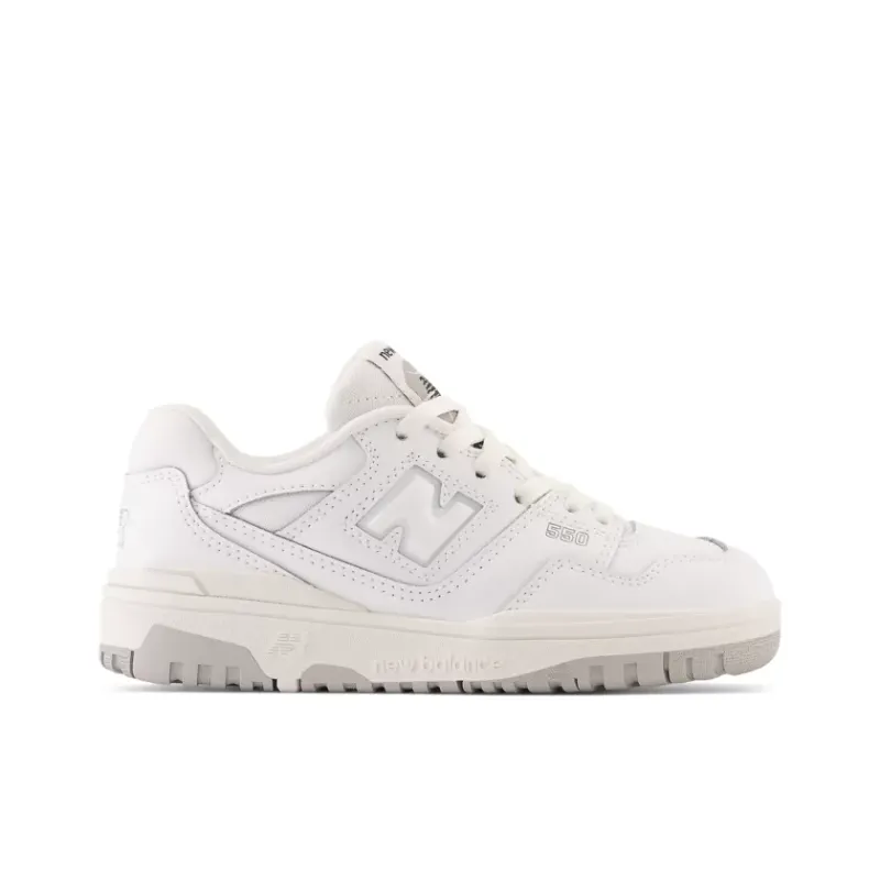 New Balance 550 White Grey (PS) (PSB550PB)