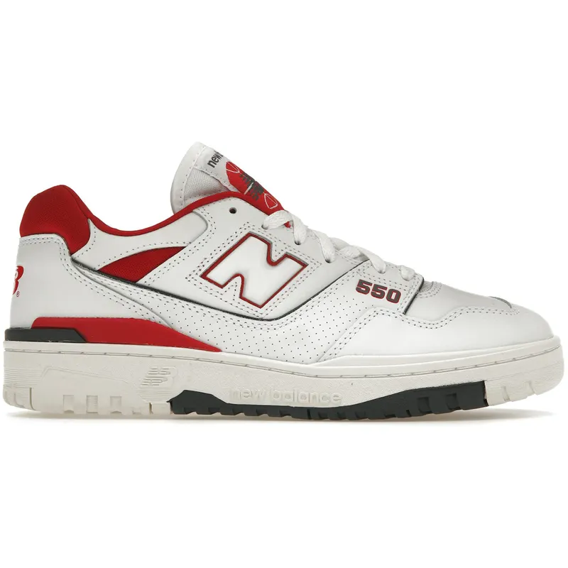 New Balance 550 White Team Red Navy (JD Sports Exclusive) (BB550JR1)