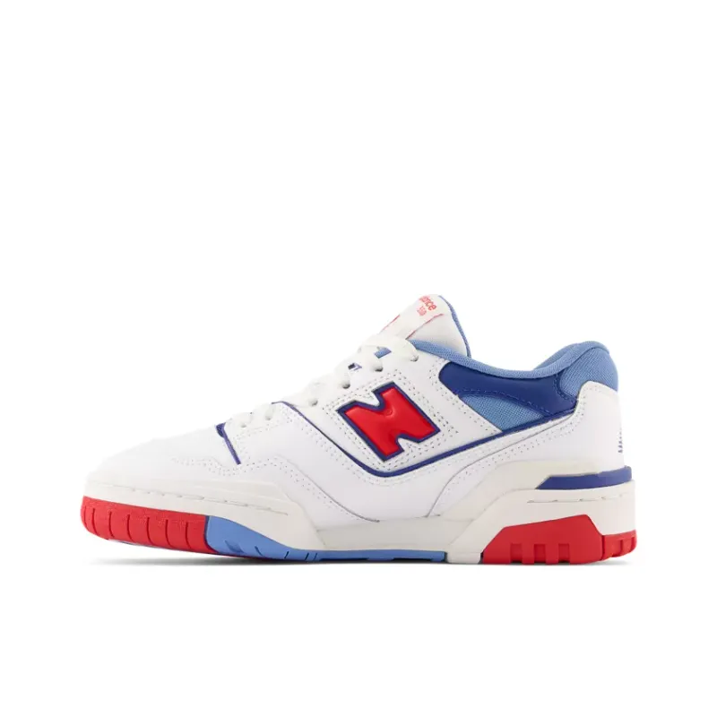 New Balance 550 White True Red Atlantic Blue (GS) (GSB550CH)