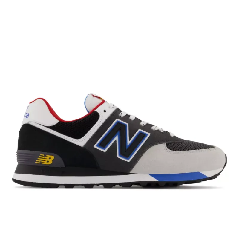New Balance 574 Black Grey Royal (ML574LB2)