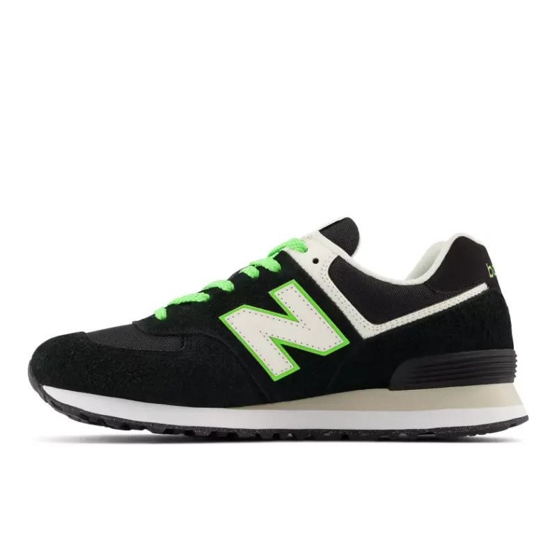 New Balance 574 Black White Green (U574CT2)