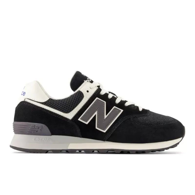 New Balance 574 Black White Grey (U574BK2)