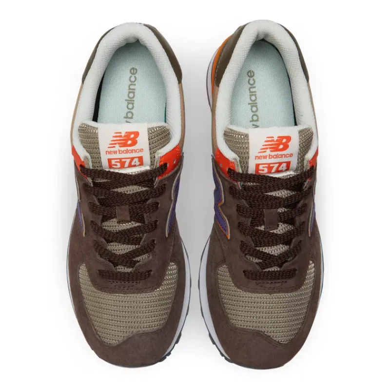 New Balance 574 Brown Purple Orange Grey (U574PG2)