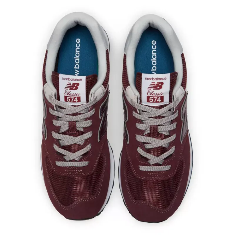 New Balance 574 Burgundy White (2022) (ML574EVM)