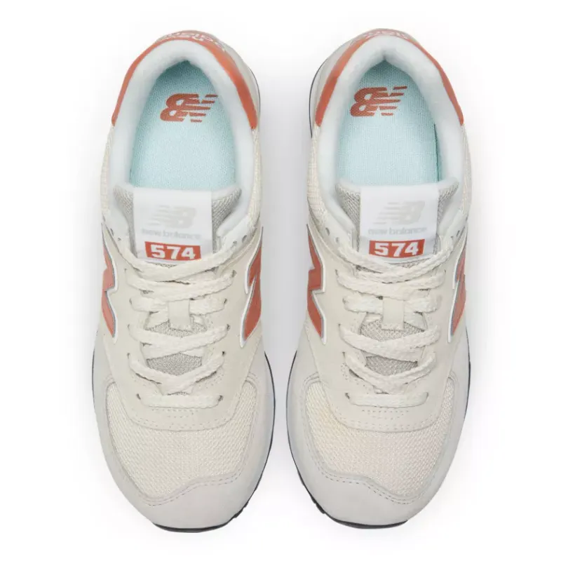 New Balance 574 Calm Taupe Orange (Women’s) (WL574VK2)