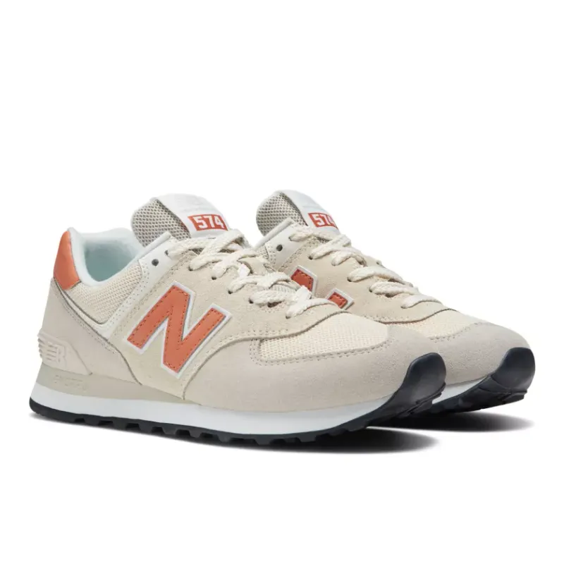 New Balance 574 Calm Taupe Orange (Women’s) (WL574VK2)