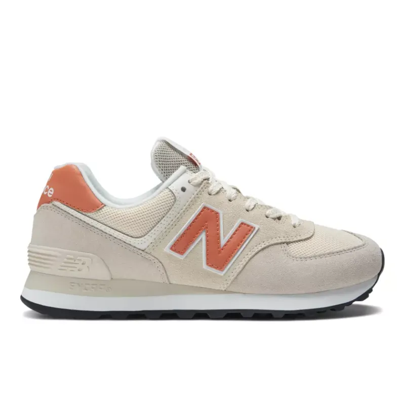 New Balance 574 Calm Taupe Orange (Women’s) (WL574VK2)