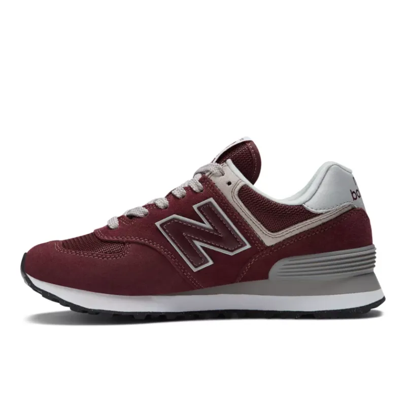 New Balance 574 Core Burgundy White (Women’s) (WL574EVM)