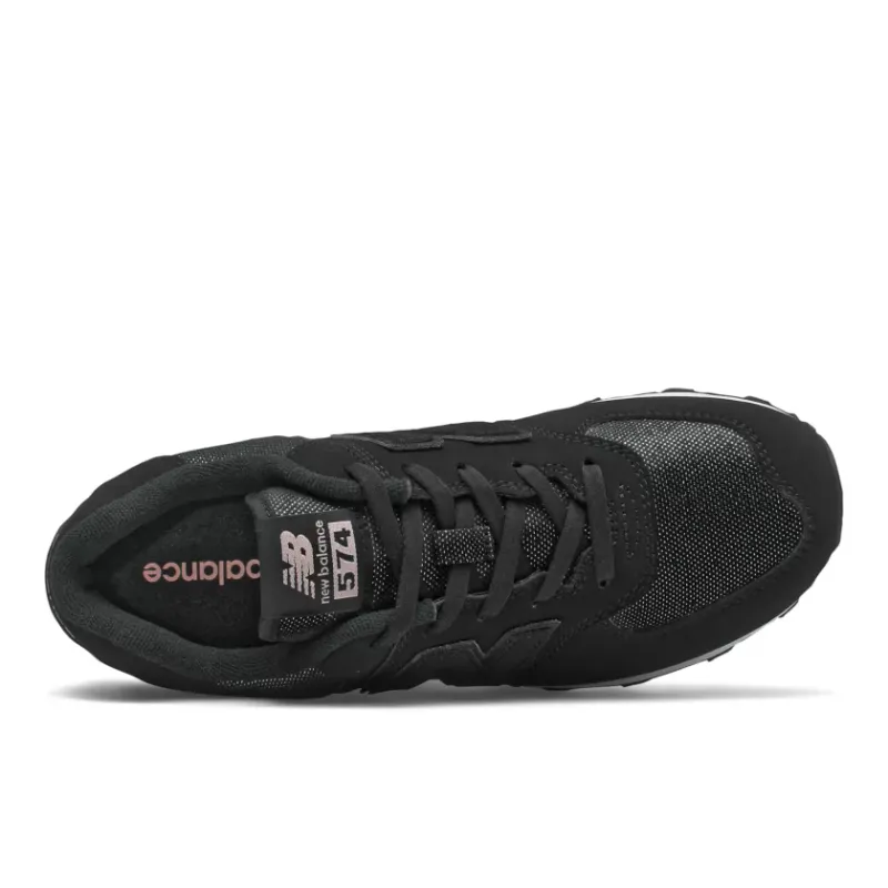 New Balance 574 Fashion Metallic Black (GS) (GC574FB2)