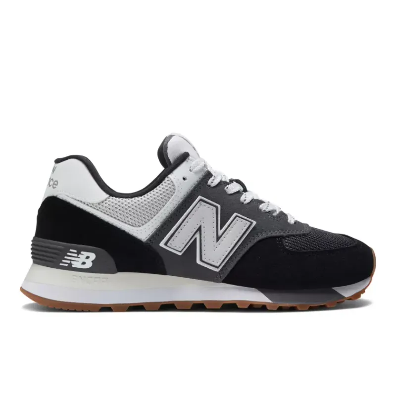 New Balance 574 Grey Black White (Women’s) (WL574PQ2)