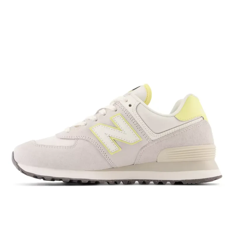 New Balance 574 Grey Matter Sea Salt Maize (Women’s) (WL574QD)