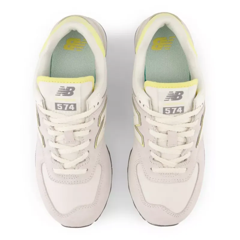 New Balance 574 Grey Matter Sea Salt Maize (Women’s) (WL574QD)