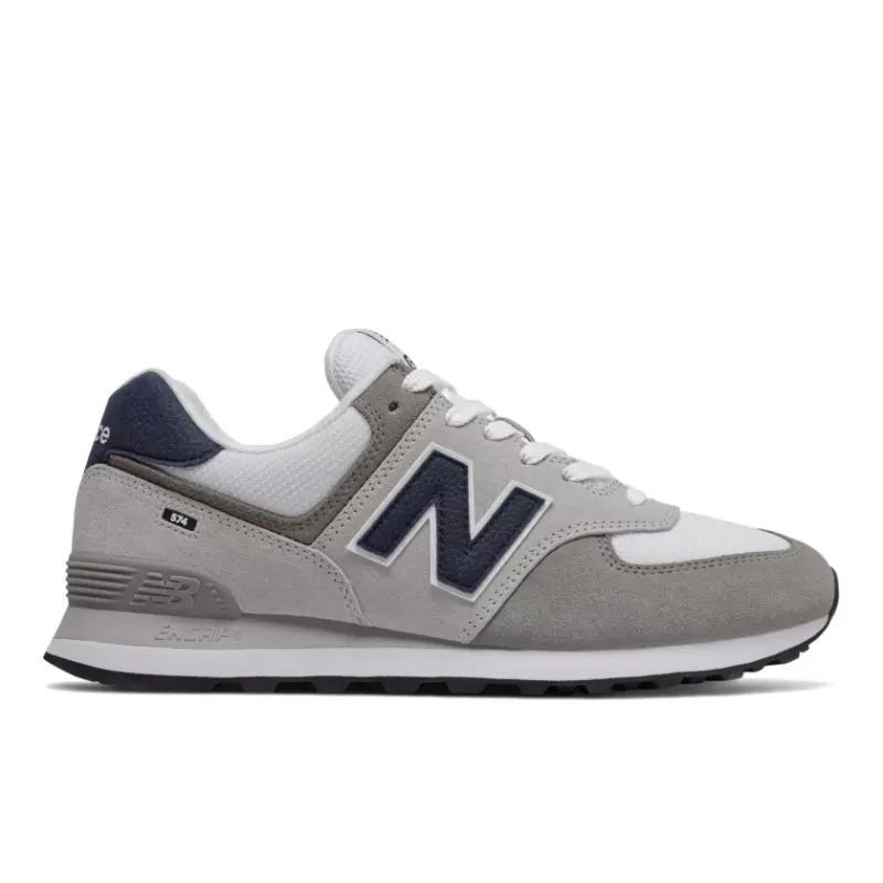 New Balance 574 Grey White Navy (ML574EAG)