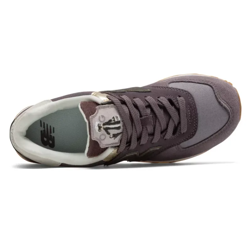 New Balance 574 Metallic Patch Purple (Women’s) (WL574MLB)