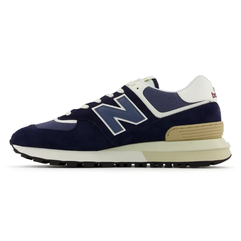 New Balance 574 Navy White Beige (U574LGBB)
