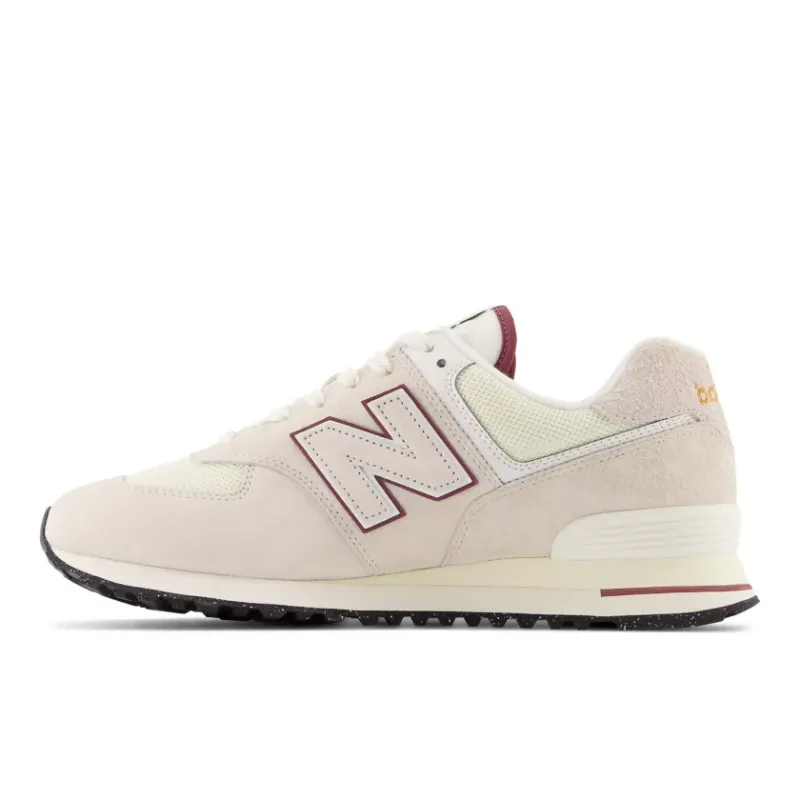 New Balance 574 Off White Burgundy (2023) (U574OP2)