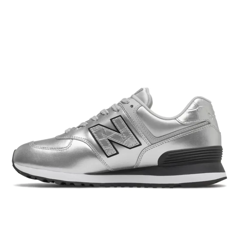 New Balance 574 Silver (Women’s) (WL574PN2)
