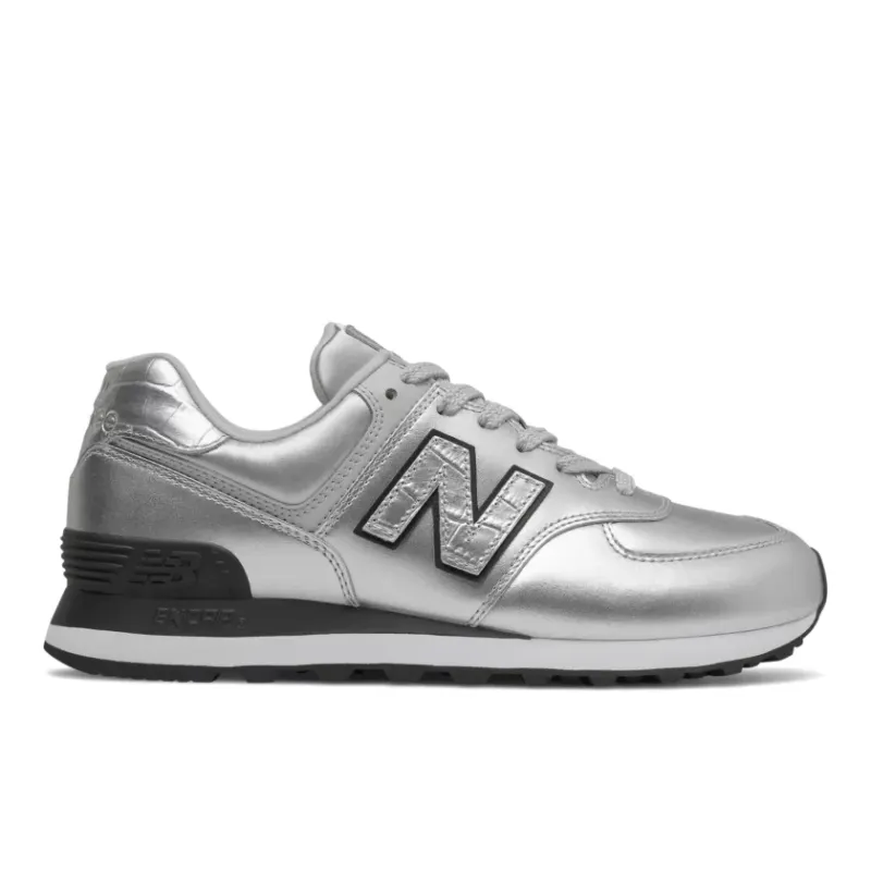 New Balance 574 Silver (Women’s) (WL574PN2)