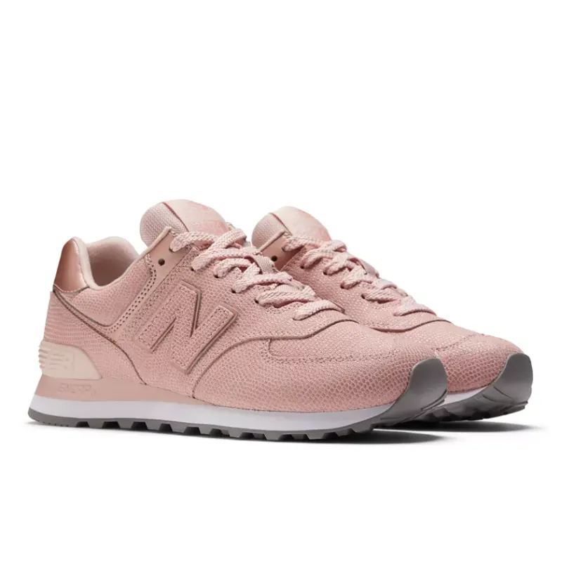 New Balance 574 Snakeskin Pink (Women’s) (WL574NK2)