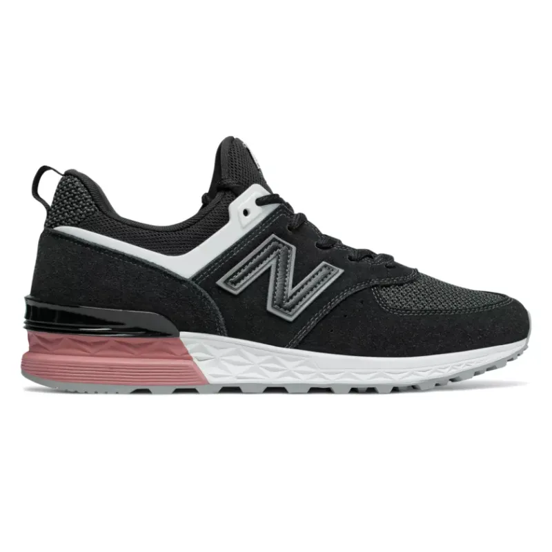 New Balance 574 Sport Black Dusty Peach (MS574STK)