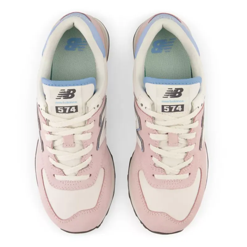 New Balance 574 Stone Pink Sea Salt Blue Haze (Women’s) (WL574QC)