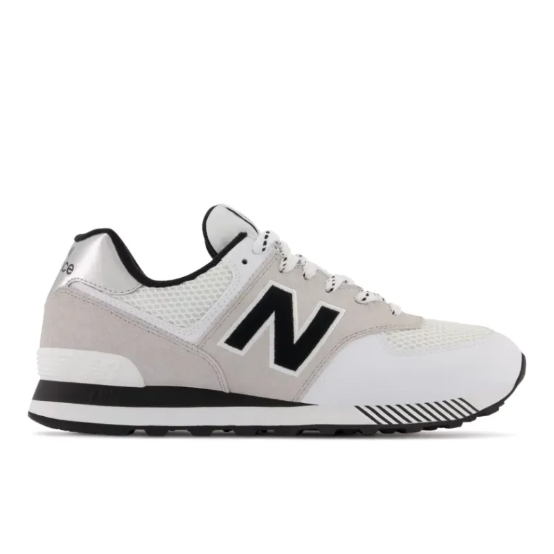 New Balance 574 White Black Grey (ML574VS2)