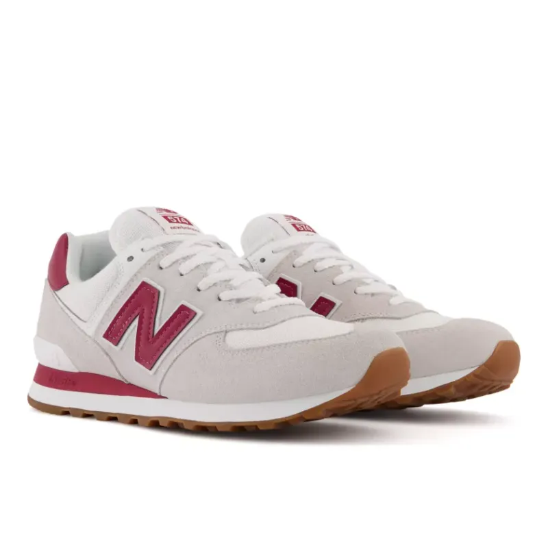 New Balance 574 White Red Gum (ML574TE2)