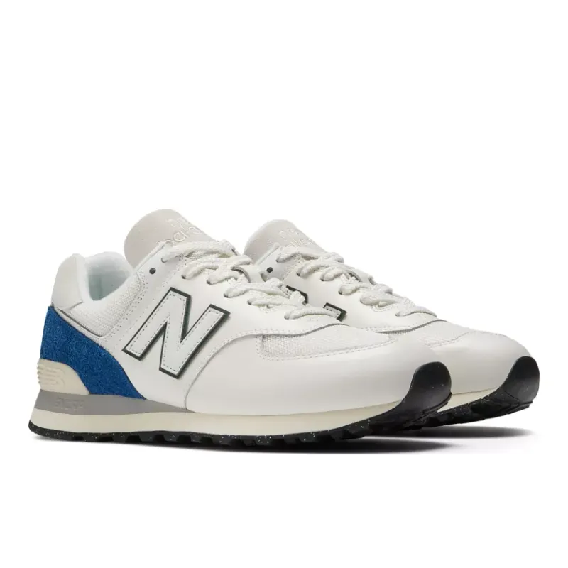 New Balance 574 White Royal Blue (U574UI2)