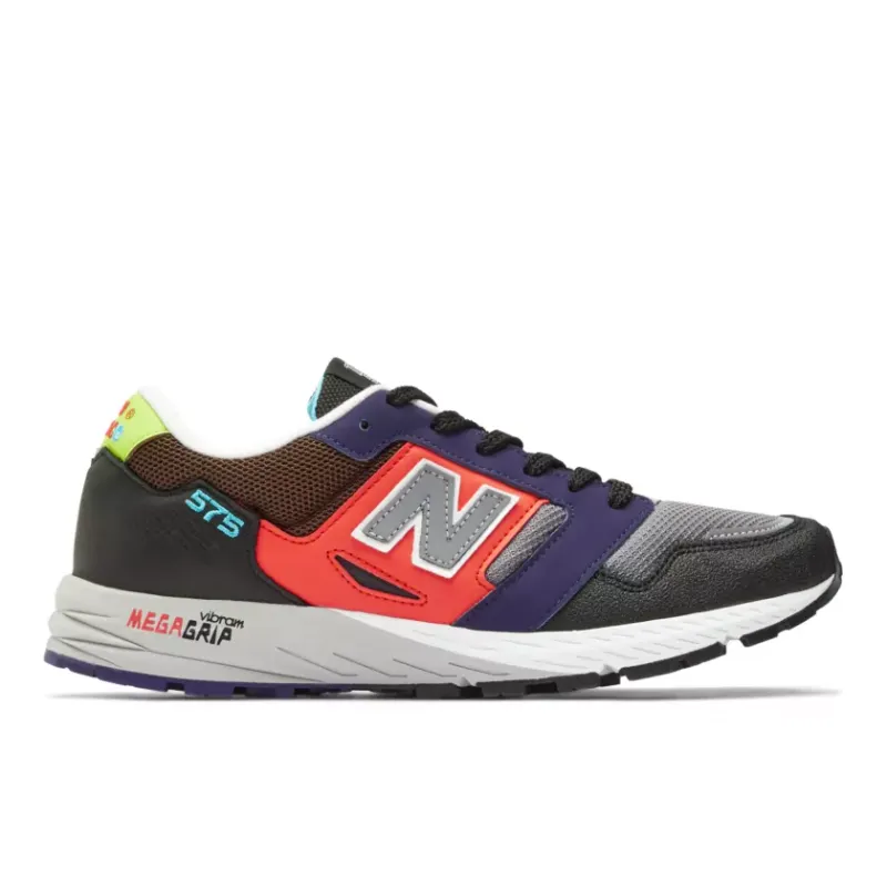 New Balance 575 Made in England Black Grey Coral (MTL575MM)