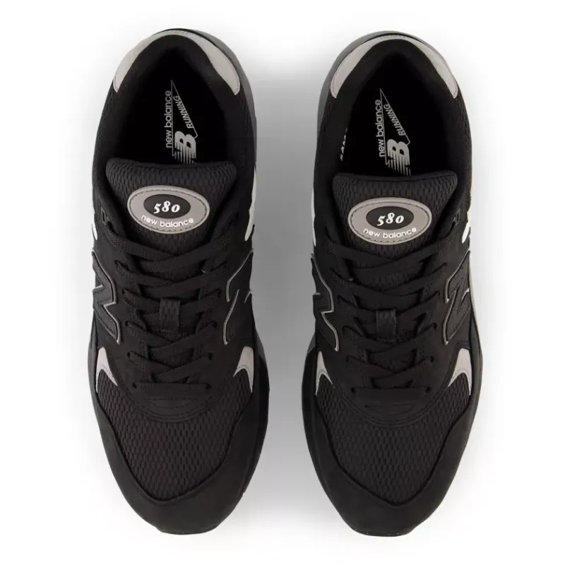 New Balance 580 Black Shadow Grey Silver Metallic (MT580MDB)
