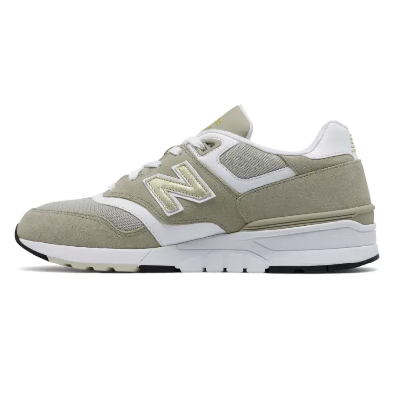 New Balance 597 Classic Khaki White Gold (ML597RSA)