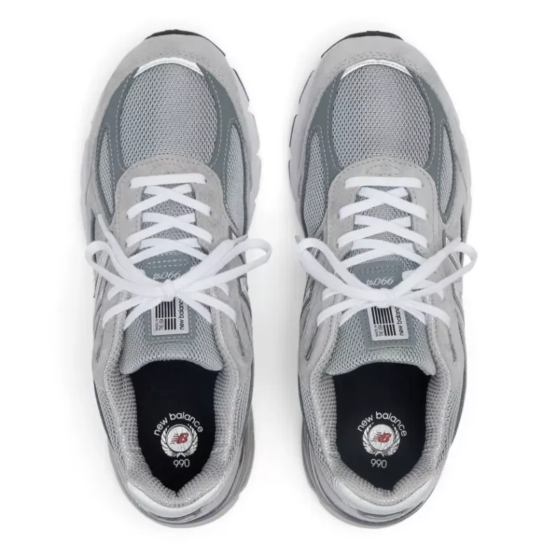 New Balance 990v4 Made in USA Grey Silver (U990GR4)